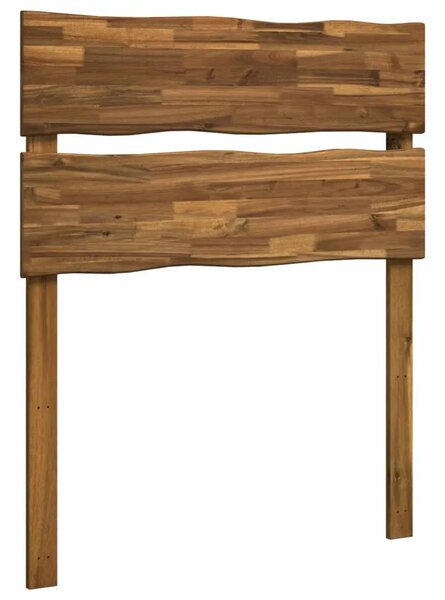 Uzglavlje s prirodnim rubom ROSTOCK Prirodna 75 cm - Prirodna 75 cm