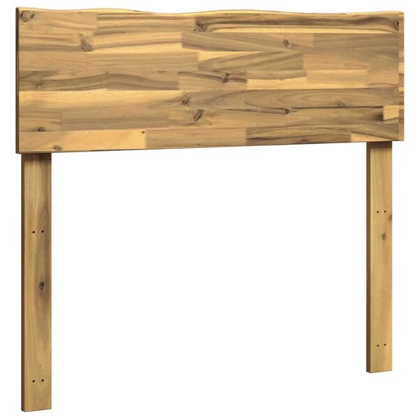 Uzglavlje s prirodnim rubom ROSTOCK Bijela 80 cm - Bijela 80 cm