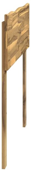 Uzglavlje s prirodnim rubom ROSTOCK Bijela 80 cm - Bijela 80 cm