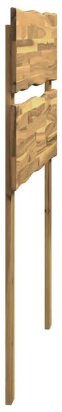 Uzglavlje s prirodnim rubom ROSTOCK Bijela 75 cm - Bijela 75 cm