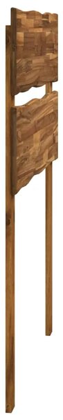 Uzglavlje s prirodnim rubom ROSTOCK Prirodna 75 cm - Prirodna 75 cm