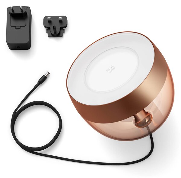 Philips Hue Iris WACA LED stolna svjetiljka, bakar, prigušiva, Bakar, Dnevni boravak/blagovaonica, Plastika