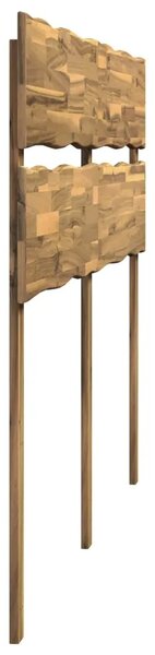 Uzglavlje s prirodnim rubom ROSTOCK Bijela 180 cm - Bijela 180 cm