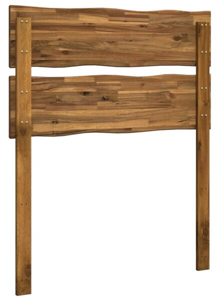 Uzglavlje s prirodnim rubom ROSTOCK Prirodna 75 cm - Prirodna 75 cm