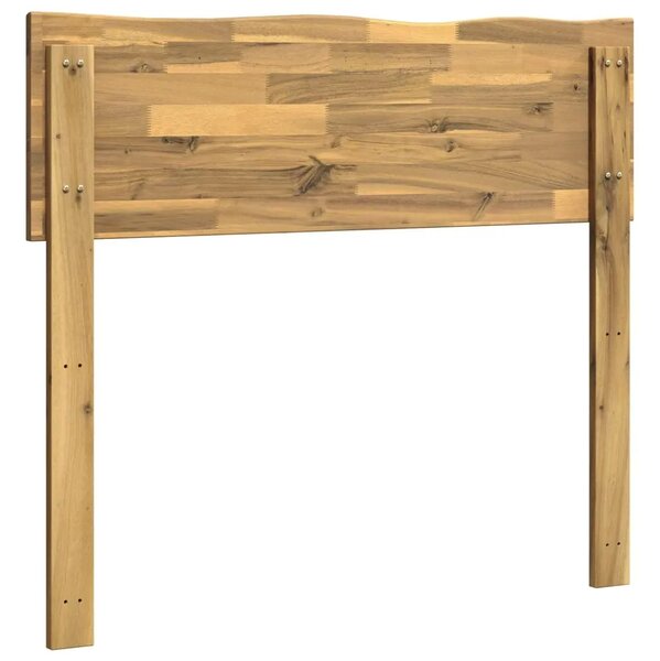 Uzglavlje s prirodnim rubom ROSTOCK Bijela 80 cm - Bijela 80 cm
