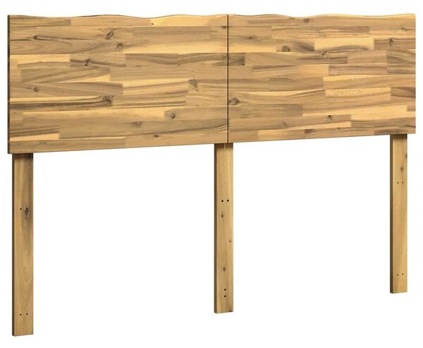 Uzglavlje s prirodnim rubom ROSTOCK Bijela 120 cm - Bijela 120 cm