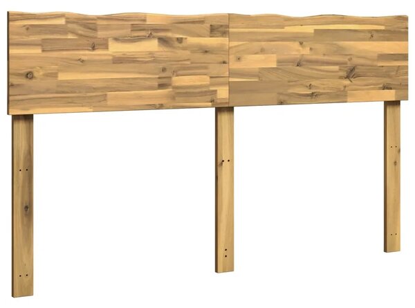 Uzglavlje s prirodnim rubom ROSTOCK Bijela 120 cm - Bijela 120 cm