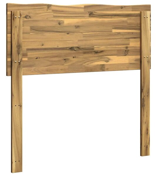 Uzglavlje s prirodnim rubom ROSTOCK Bijela 75 cm - Bijela 75 cm