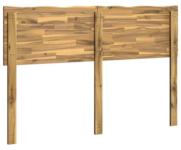 Uzglavlje s prirodnim rubom ROSTOCK Bijela 120 cm - Bijela 120 cm