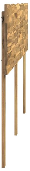 Uzglavlje s prirodnim rubom ROSTOCK Bijela 180 cm - Bijela 180 cm