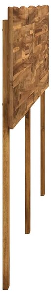 Uzglavlje s prirodnim rubom ROSTOCK Prirodna 180 cm - Prirodna 180 cm