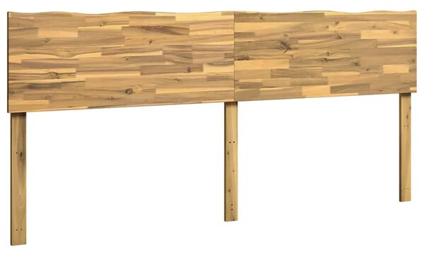 Uzglavlje s prirodnim rubom ROSTOCK Bijela 180 cm - Bijela 180 cm