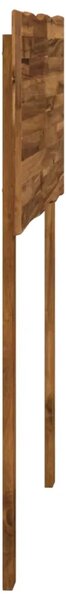 Uzglavlje s prirodnim rubom ROSTOCK Prirodna 90 cm - Prirodna 90 cm