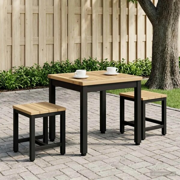 Stolić za kavu Bijela i crna 40 x 40 5 x 36 cm - 40 x 40 5 x 36 cm Bijela i crna