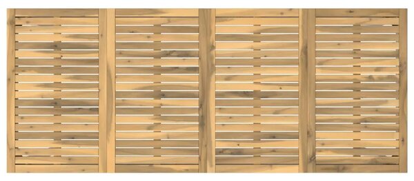 Stol za bar u vrtu NAARDEN Bijela 196 x 80 5 x 105 cm - Bijela 196 x 80 5 x 105 cm