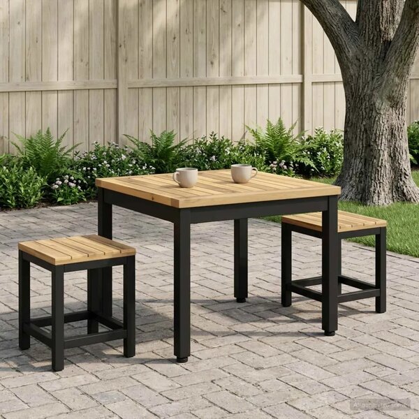 Stolić za kavu Bijela i crna 50 x 48 5 x 36 cm - 50 x 48 5 x 36 cm Bijela i crna