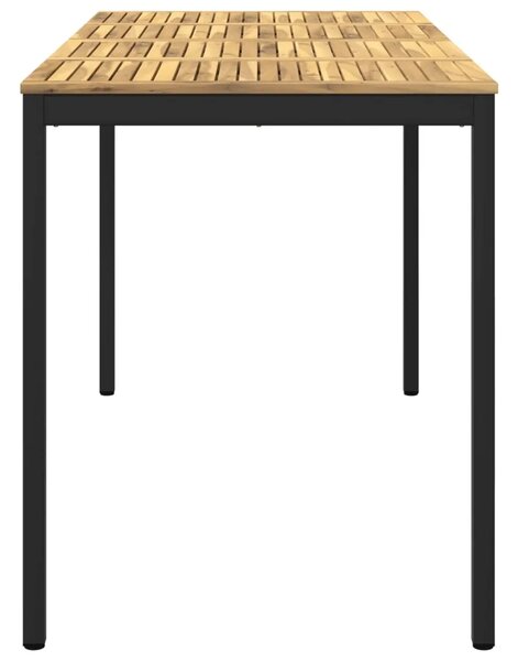 Stol za bar u vrtu NAARDEN Bijela i crna 180 x 88 5 x 105 cm - Bijela i crna 180 x 88 5 x 105 cm