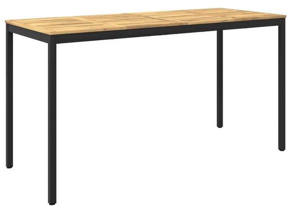 Stol za bar u vrtu NAARDEN Bijela i crna 196 x 80 5 x 105 cm - Bijela i crna 196 x 80 5 x 105 cm