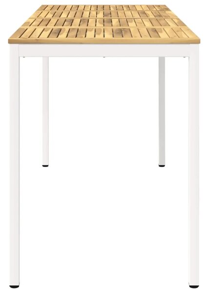 Stol za bar u vrtu NAARDEN Bijela 196 x 80 5 x 105 cm - Bijela 196 x 80 5 x 105 cm