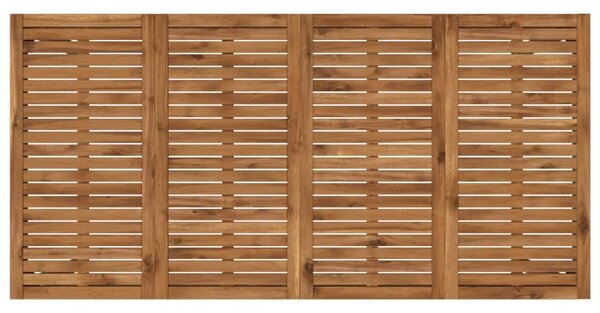 Stol za bar u vrtu NAARDEN Prirodna i kava 180 x 88 5 x 105 cm - Prirodno kava 180 x 88 5 x 105 cm