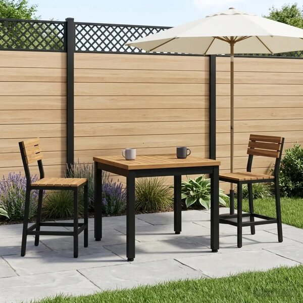Stolić za kavu Prirodna i crna 50 x 48 5 x 36 cm - 50 x 48 5 x 36 cm Prirodna i crna