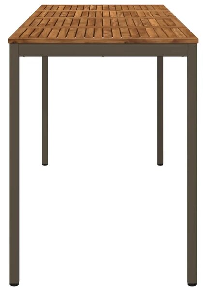 Stol za bar u vrtu NAARDEN Prirodna i kava 196 x 80 5 x 105 cm - Prirodno kava 196 x 80 5 x 105 cm