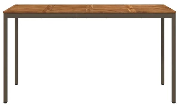 Stol za bar u vrtu NAARDEN Prirodna i kava 196 x 80 5 x 105 cm - Prirodno kava 196 x 80 5 x 105 cm