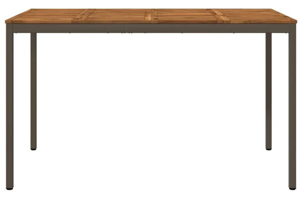Stol za bar u vrtu NAARDEN Prirodna i kava 180 x 88 5 x 105 cm - Prirodno kava 180 x 88 5 x 105 cm