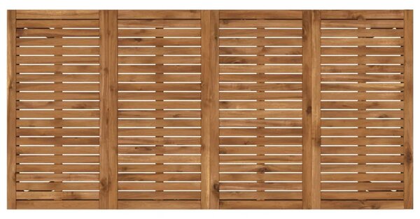Stol za bar u vrtu NAARDEN Prirodna i crna 180 x 88 5 x 105 cm - Prirodna i crna 180 x 88 5 x 105 cm