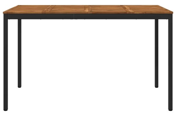 Stol za bar u vrtu NAARDEN Prirodna i crna 180 x 88 5 x 105 cm - Prirodna i crna 180 x 88 5 x 105 cm