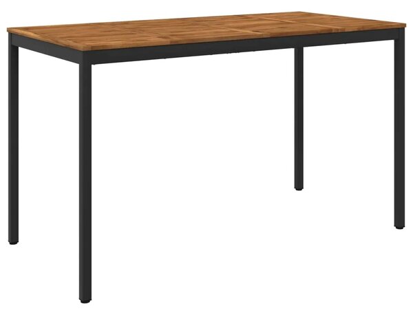 Stol za bar u vrtu NAARDEN Prirodna i crna 180 x 88 5 x 105 cm - Prirodna i crna 180 x 88 5 x 105 cm