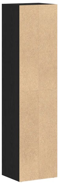 Ormarić za knjige 4 razina 36 x 30 x 143 cm Konstruirano drvo - Crni hrast 36 x 30 x 143 cm