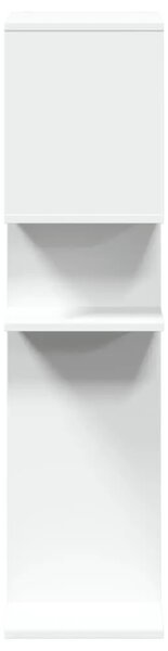 Paravan - Sobna pregrada / regal za knjige bijeli 92x29x112 cm drveni - Bijela 112 cm