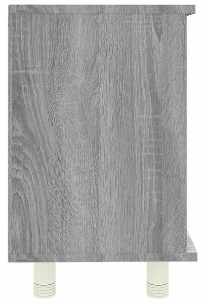 Kupaonski ormarić boja hrasta 60x32x53 5 cm konstruirano drvo - Sivi hrast sonoma