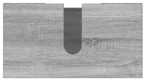 Kupaonski ormarić boja hrasta 60x32x53 5 cm konstruirano drvo - Sivi hrast sonoma
