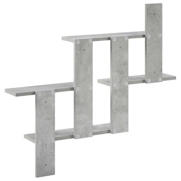 Zidna polica Betonska siva 85 x 13 5 x 73 5 cm - Betonska siva 85 x 13 5 x 73 5 cm
