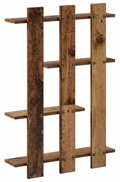 Zidna polica Staro drvo 61 x 13 5 x 88 cm Konstruirano drvo - Staro drvo 61 x 13 5 x 88 cm