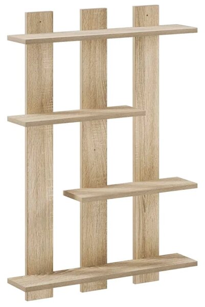 Zidna polica Hrast sonoma 61 x 13 5 x 88 cm Konstruirano drvo - Hrast sonoma 61 x 13 5 x 88 cm
