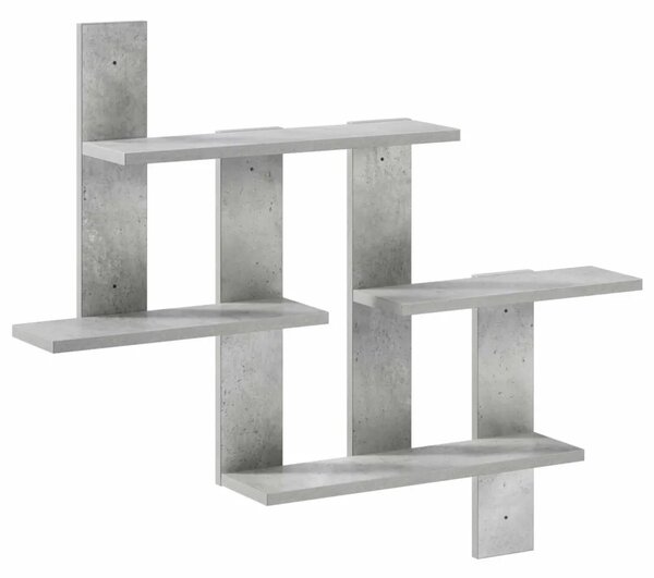 Zidna polica Betonska siva 85 x 13 5 x 73 5 cm - Betonska siva 85 x 13 5 x 73 5 cm