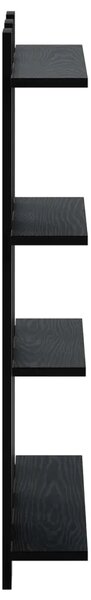 Zidna polica Crni hrast 61 x 13 5 x 88 cm Konstruirano drvo - Crni hrast 61 x 13 5 x 88 cm