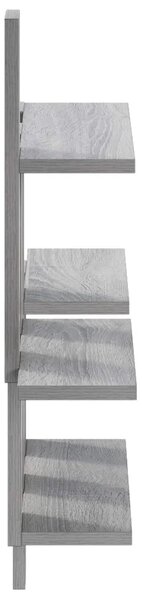 Zidna polica Siva Sonoma 85 x 13 5 x 73 5 cm - Siva Sonoma 85 x 13 5 x 73 5 cm
