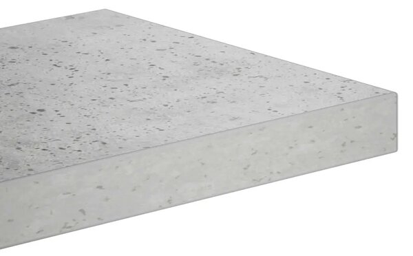 Zidna polica Betonska siva 30 x 13 5 x 64 5 cm Prerađeno drvo - Betonska siva 30 x 13 5 x 64 5 cm