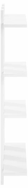 Zidna polica Bijela 61 x 13 5 x 88 cm Konstruirano drvo - Bijela 61 x 13 5 x 88 cm