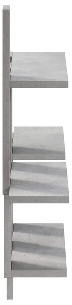 Zidna polica Betonska siva 85 x 13 5 x 73 5 cm - Betonska siva 85 x 13 5 x 73 5 cm