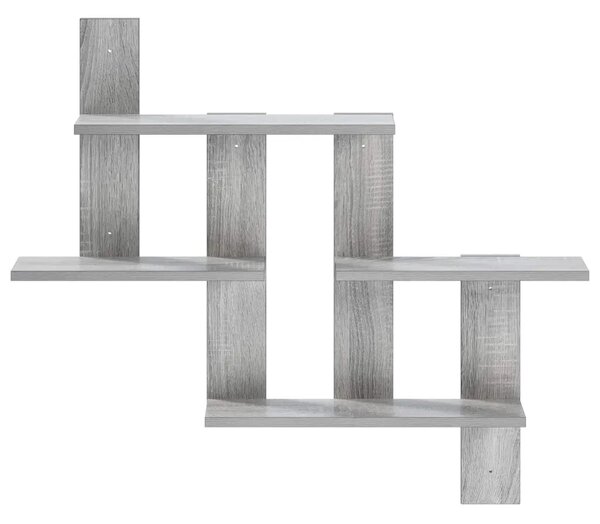 Zidna polica Siva Sonoma 85 x 13 5 x 73 5 cm - Siva Sonoma 85 x 13 5 x 73 5 cm