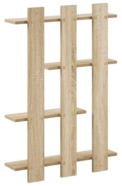 Zidna polica Hrast sonoma 61 x 13 5 x 88 cm Konstruirano drvo - Hrast sonoma 61 x 13 5 x 88 cm