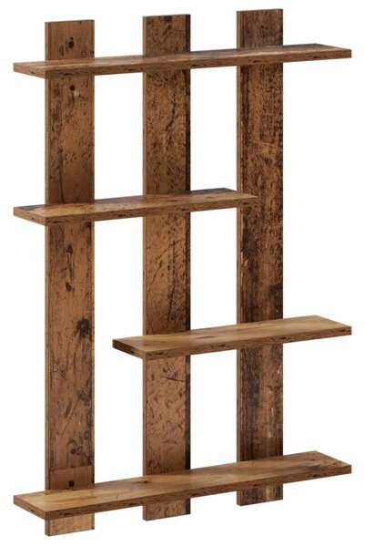 Zidna polica Staro drvo 61 x 13 5 x 88 cm Konstruirano drvo - Staro drvo 61 x 13 5 x 88 cm