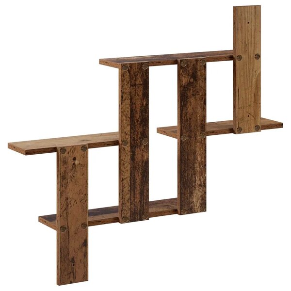 Zidna polica Staro drvo 85 x 13 5 x 73 5 cm Konstruirano drvo - Staro drvo 85 x 13 5 x 73 5 cm