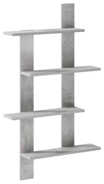 Zidna polica Betonska siva 61 x 13 5 x 105 cm - Betonska siva 61 x 13 5 x 105 cm