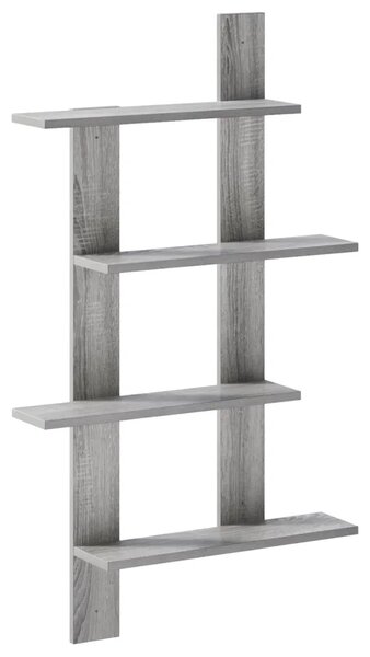 Zidna polica Siva Sonoma 61 x 13 5 x 105 cm Konstruirano drvo - Siva Sonoma 61 x 13 5 x 105 cm